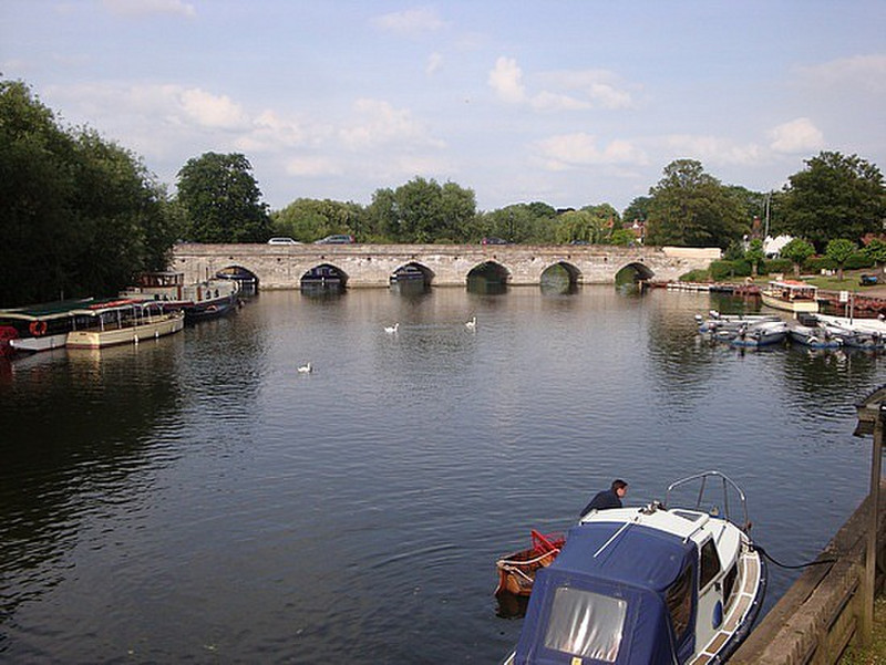 Avon river and new bridge