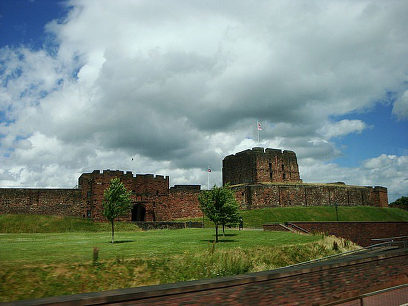 Carlisle Castle ruins