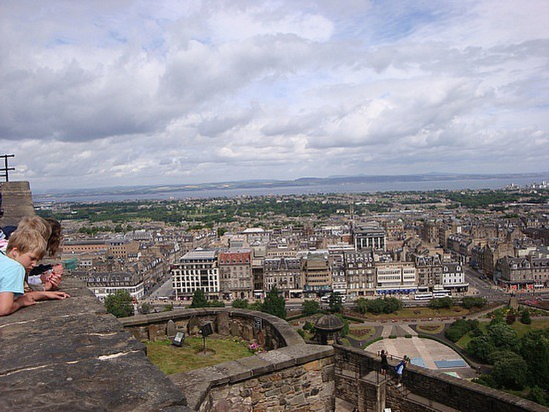 view from Edinburgh Castle, Scotland