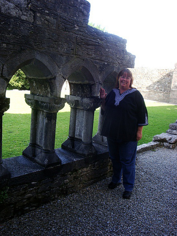 Malinda in Cong Abbey, Cong, County Mayo, Ireland