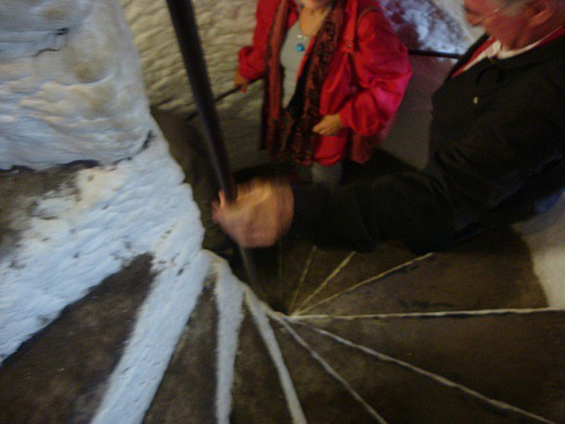Sprial stairs at Bunratty Castle Midieval Banquet 