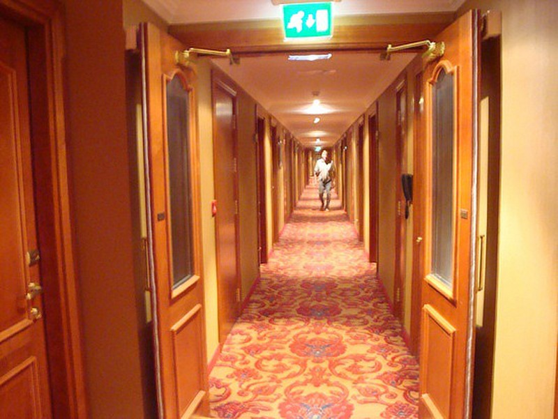the long hallways