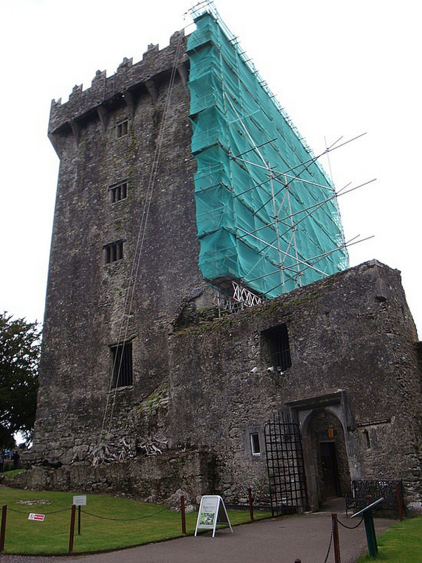 top of the hill and Blarney Castle