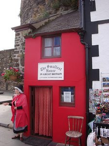 smallest house in UK, Conwy, Wales, UK