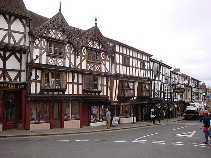 Ludlow: real Tudor buildings