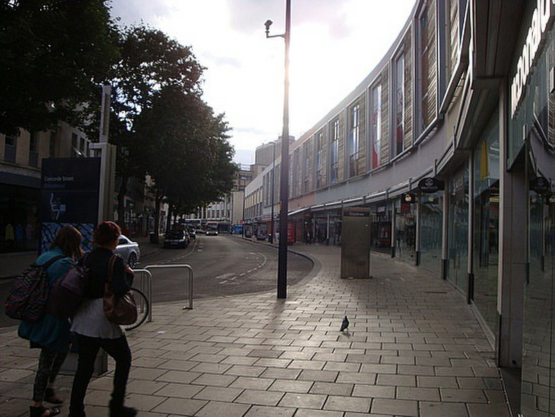 Bristol: down the street from Marriot Hotel