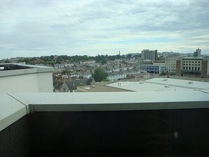 my view from room in Jurys Inn