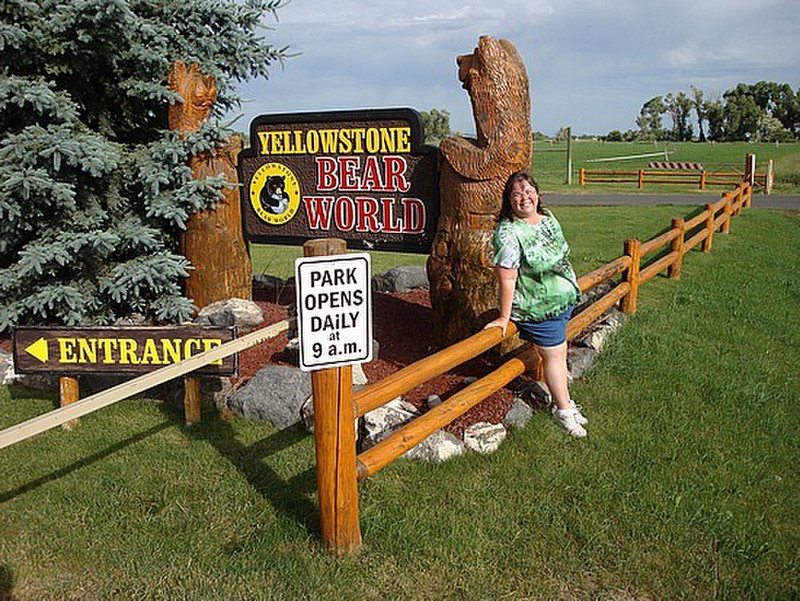 Malinda at Yellowstone Bear World
