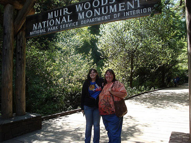 Naomi and Malinda at Muir Woods