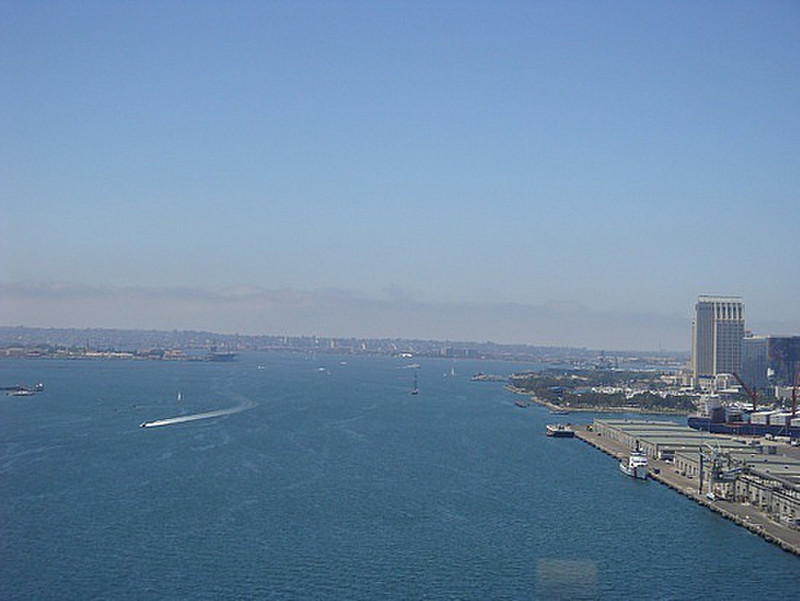 View from Coronado Bay Bridge