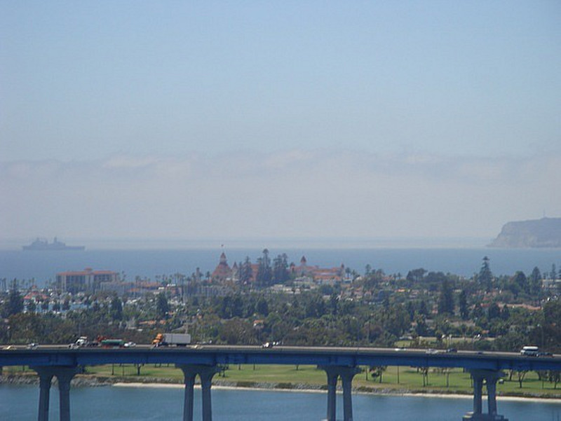 View from Coronado Bay Bridge