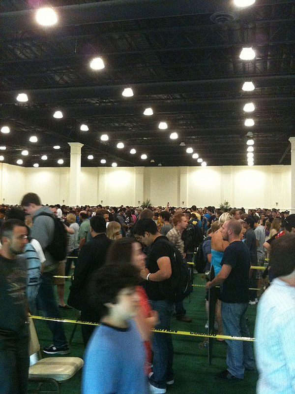 The lines once inside the building!!!