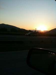 Sunrise in San Diego county