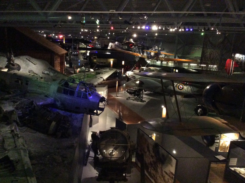 Some of the aircraft on display 