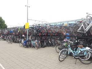 Bike parking lot Weesp