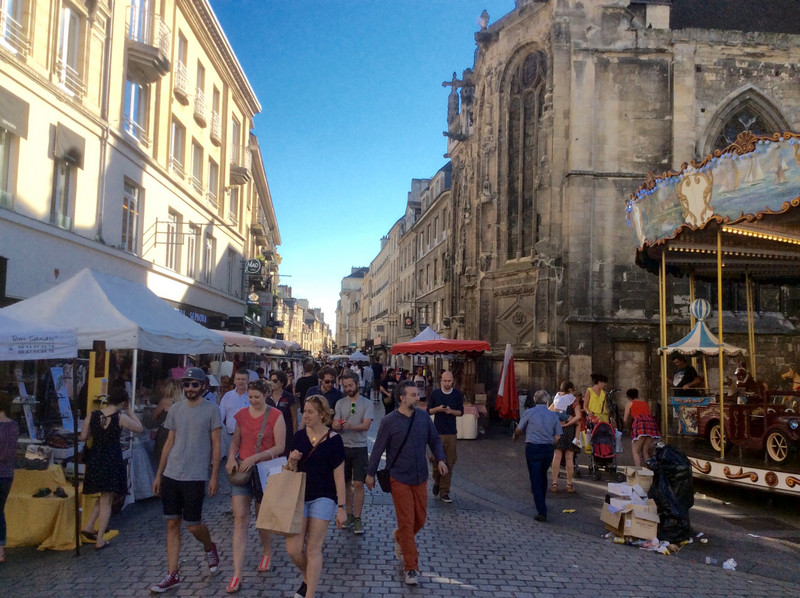 Street markets Caen