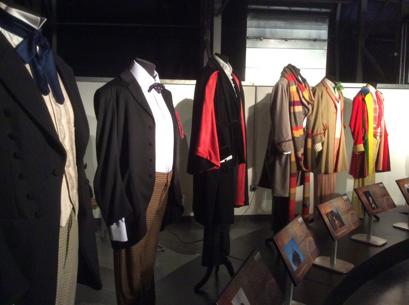 Some of the many Dr Who costumes