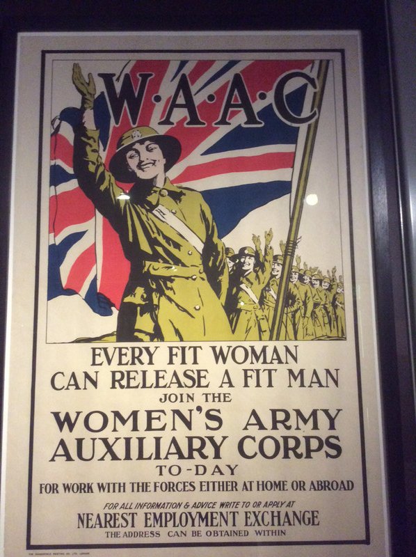 Enlistment poster for women