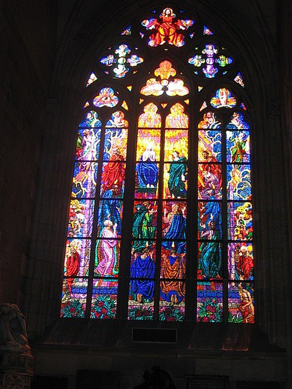 Stained Glass in St. Vitus&#39;s