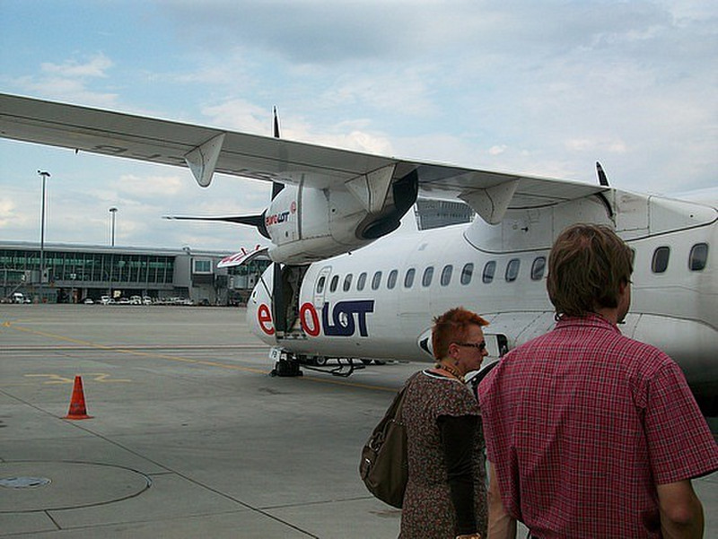 LOT Polish Prop Plane
