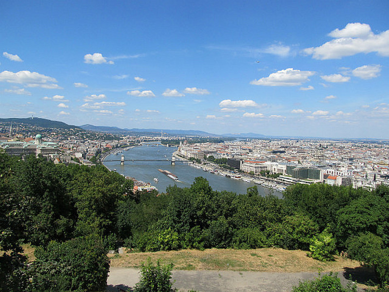 Overlooking Budapest from above