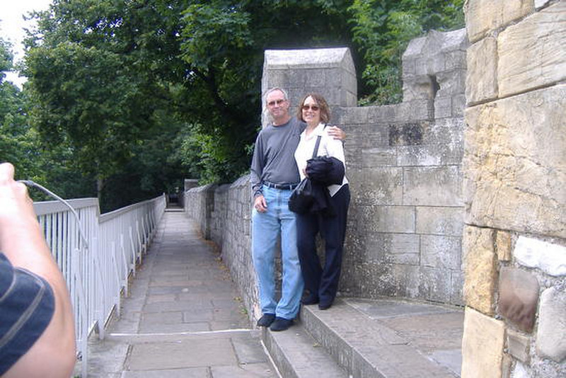 Rich and Barb on the City Wall