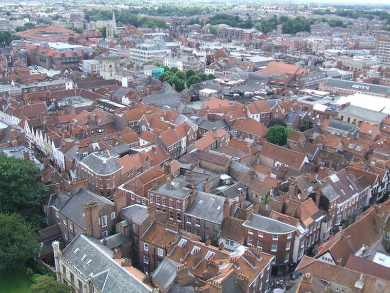 View of York from the Minster Tower