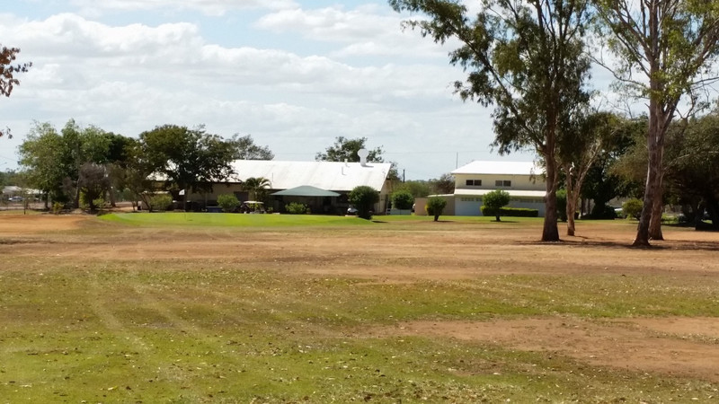 Charters Towers Golf - 9th Green and Clubhouse