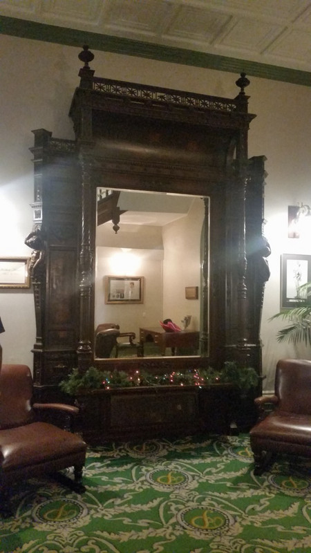 Herbert Hoover Mirror at the Palace Hotel 