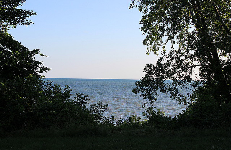 Lake Ontario from the RV steps