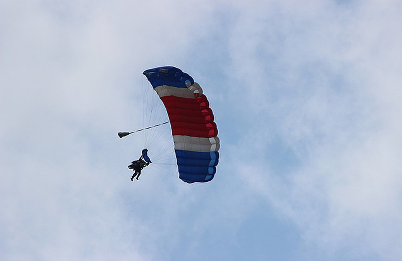 Sarah skydiving