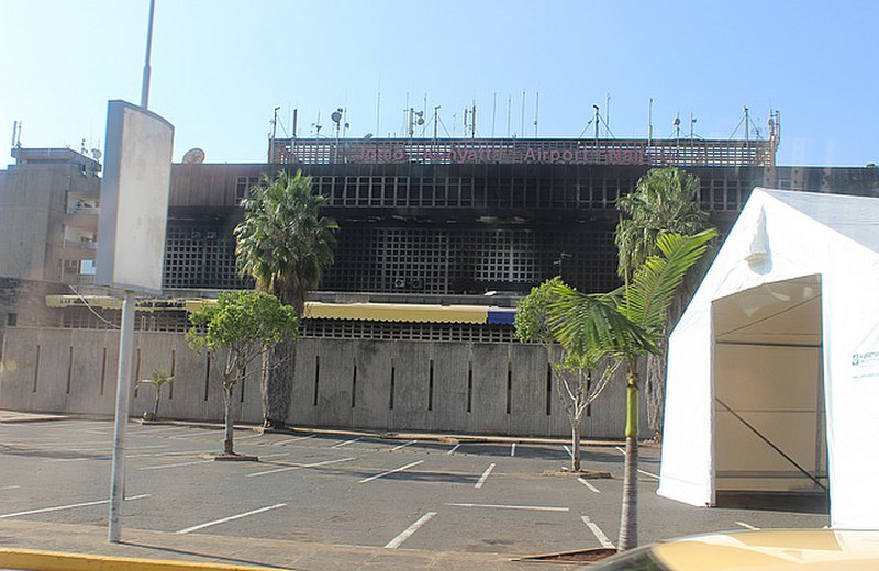 The Nairobi Airport after the fire.