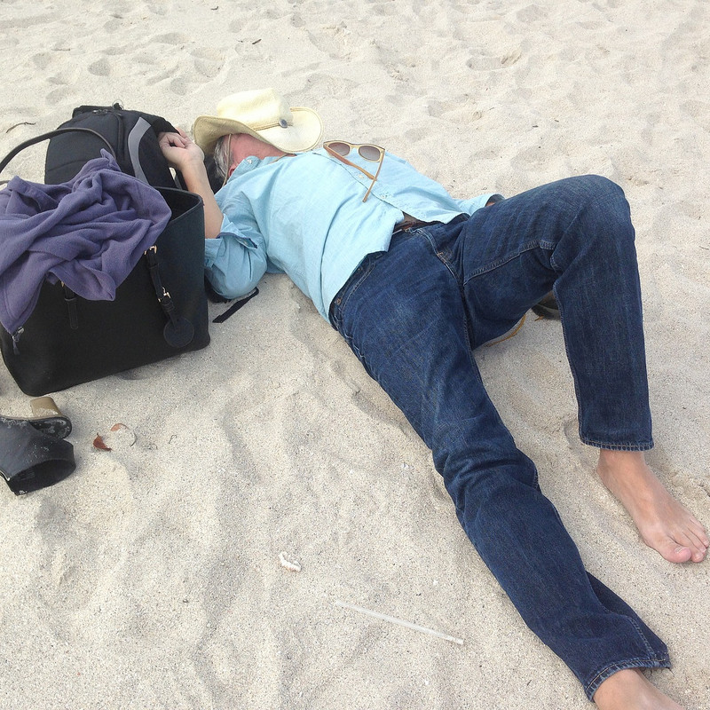 Crashed on the beach