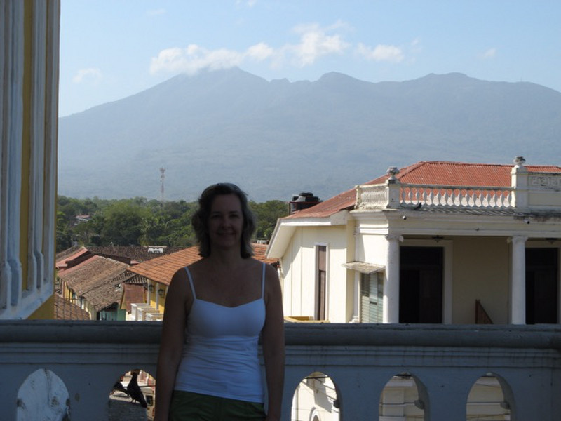 View from Cathedrale balcony (Mombacho volcano)
