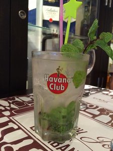Mojitos were offered at every meal