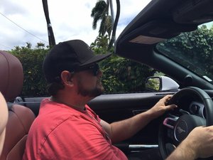 Driving a Mustang