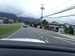 Driving through Hawaii