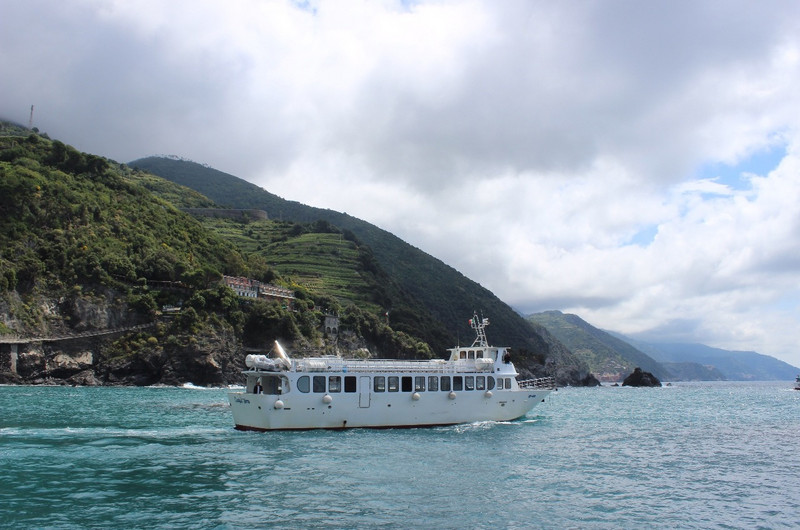 Ferry between Cinque Terre villages 