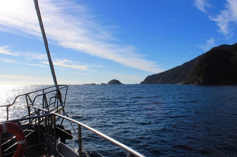 The sky&#39;s cleared and headed to Tasman Sea