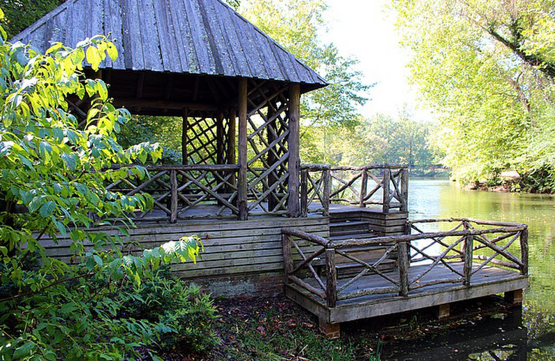 Boathouse by the Bass Pond