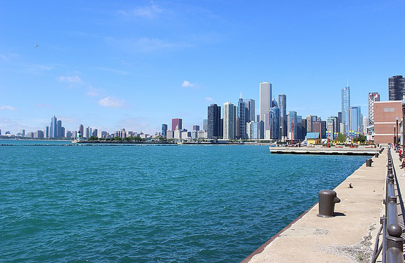 Chicago from the piers