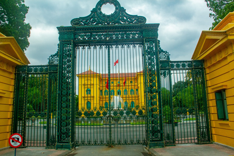 Palacio de gobierno construido en la epoca de la colonia francesa