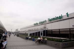 La terraza del aeropuerto
