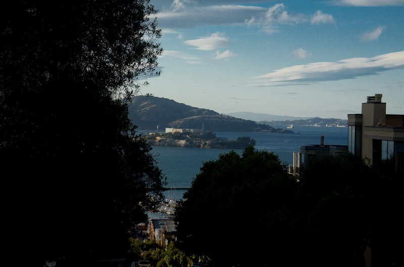 Alcatraz desde el cerro