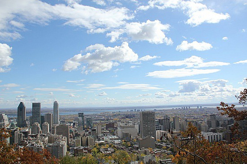 Vista de Montreal desde Mont Royal