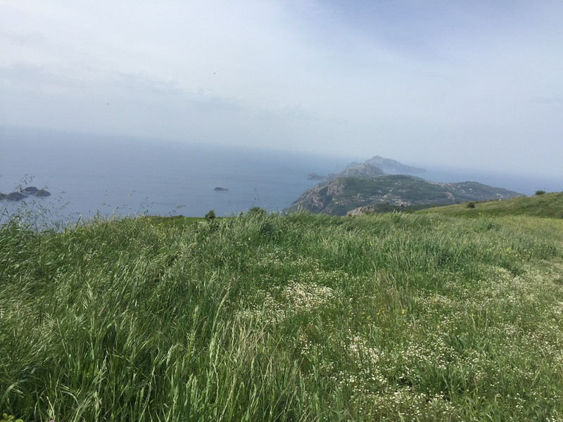 Capri in the distance 