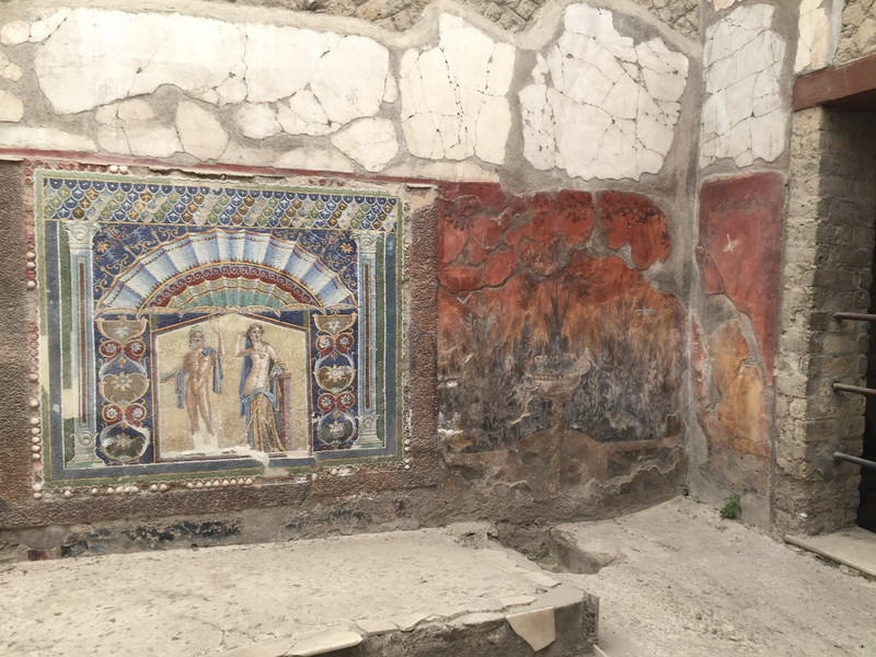Mosaic and fresco