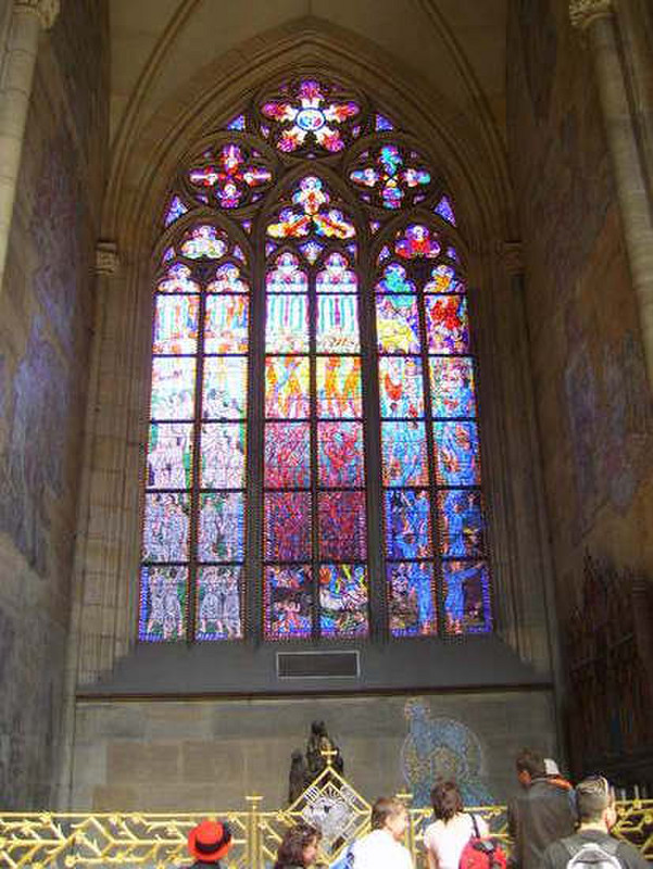 21 Stained glass window