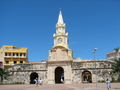 Main entrance into the old town of Cartagena