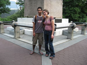 Me and Batsh at the Central Park Oblisk